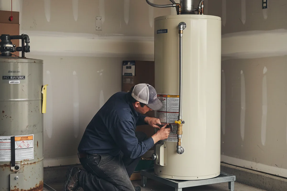 Water heater and shutoff valve replacement in Pleasant Hill